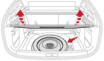 Citroen C4. Spare wheel