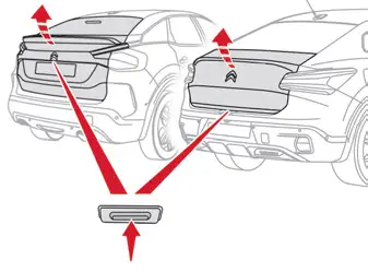 Citroen C4. Boot