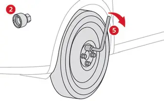 Citroen C4. Spare wheel