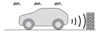 Citroen C4. Parking sensors