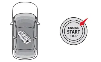 Citroen C4. Starting/Switching off the engine with Keyless Entry and Start